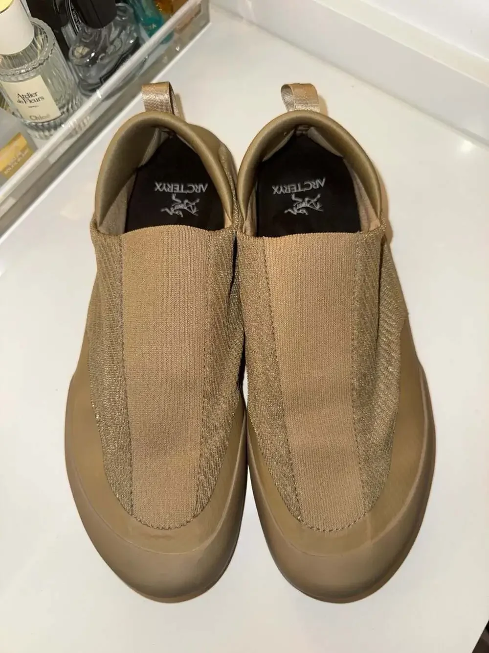 Arc'teryx Kragg Canvas Slip-On Shoes Beige Men's